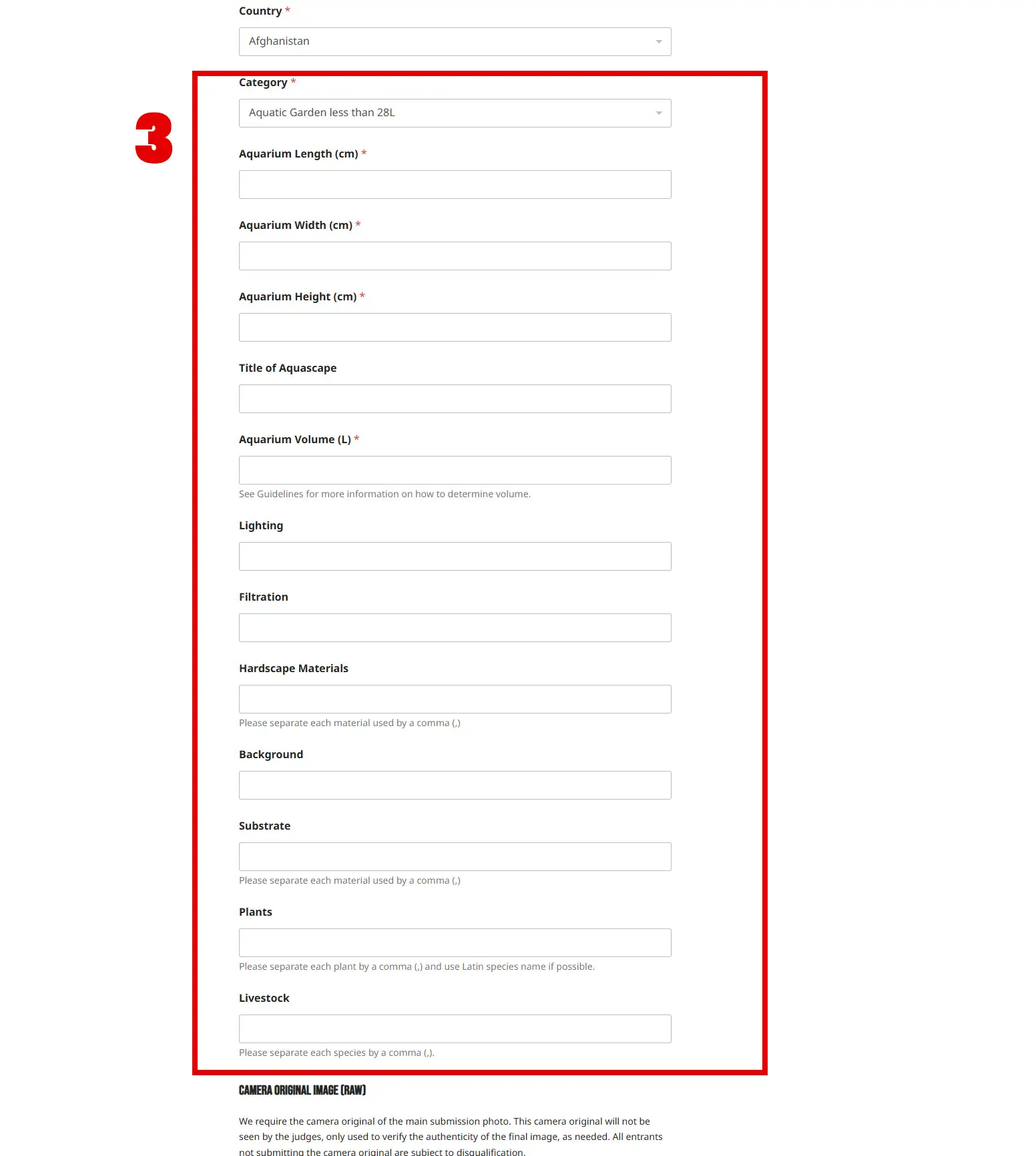 How to submit AGAIAC