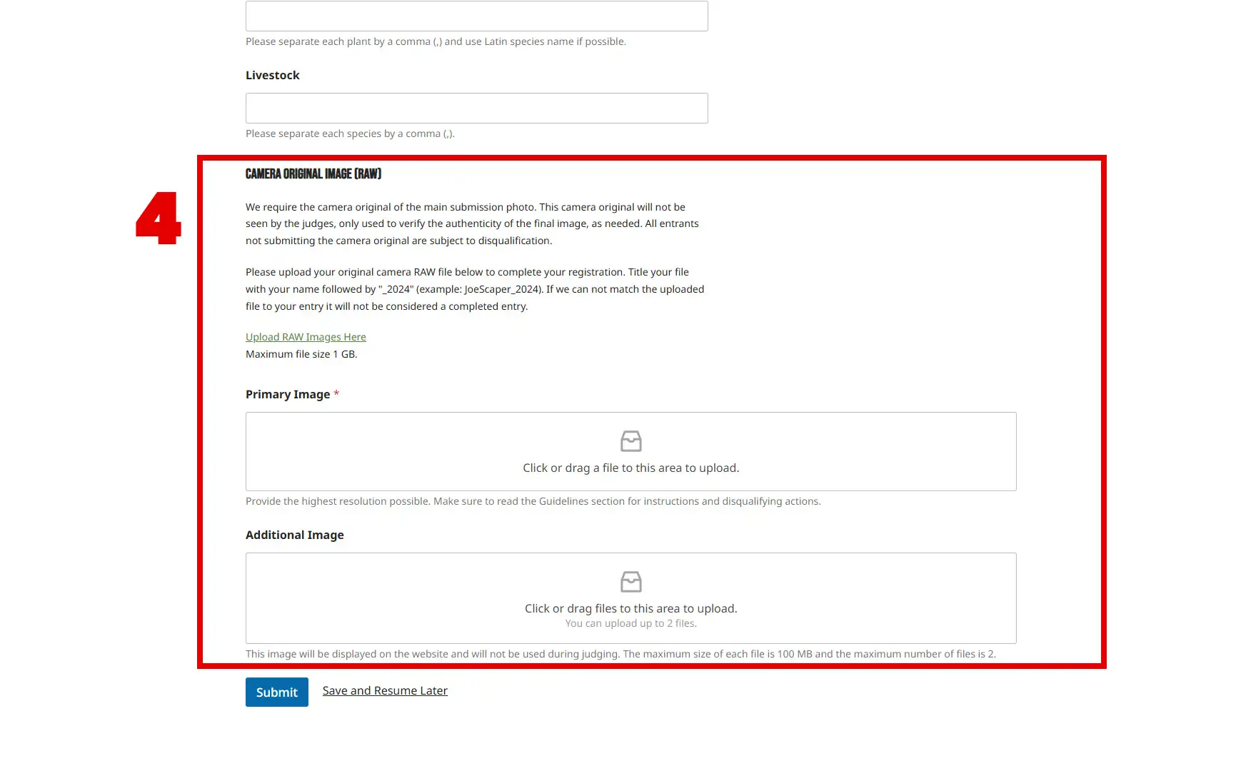 How to submit AGAIAC