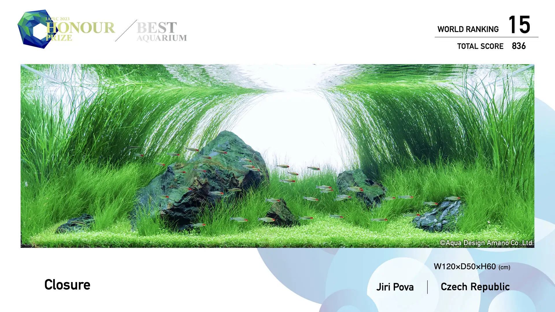 Best Aquarium Selection by Each Judge - Closure - Jiri Pova / Czech Republic - IAPLC 2023